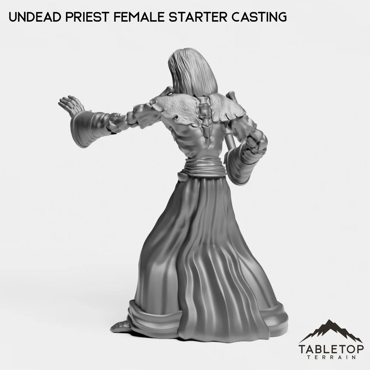 Tabletop Terrain Miniature Undead Starter Priest Female