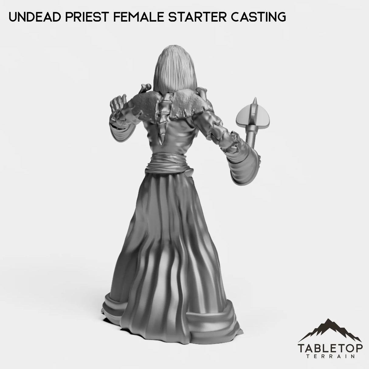 Tabletop Terrain Miniature Undead Starter Priest Female