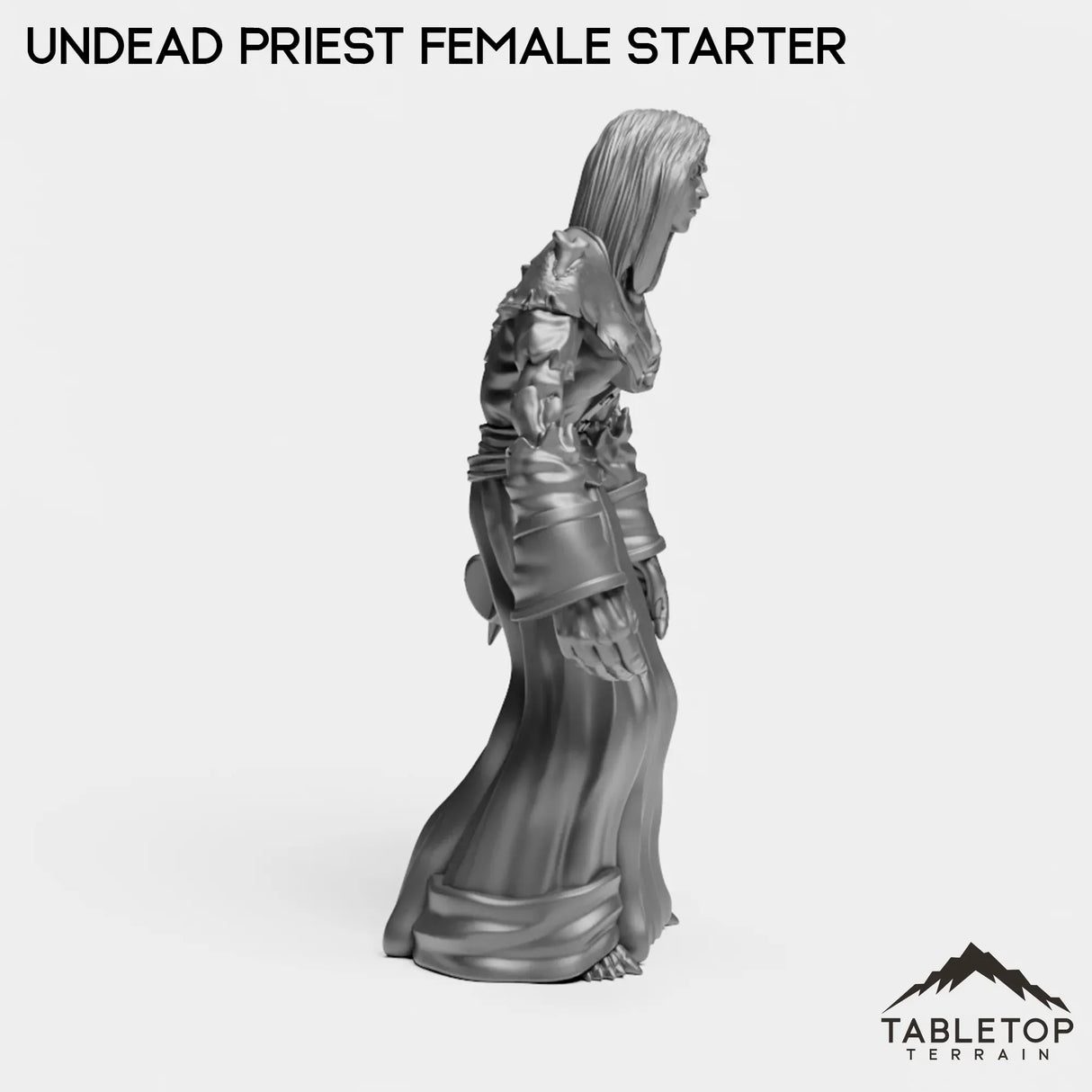 Tabletop Terrain Miniature Undead Starter Priest Female