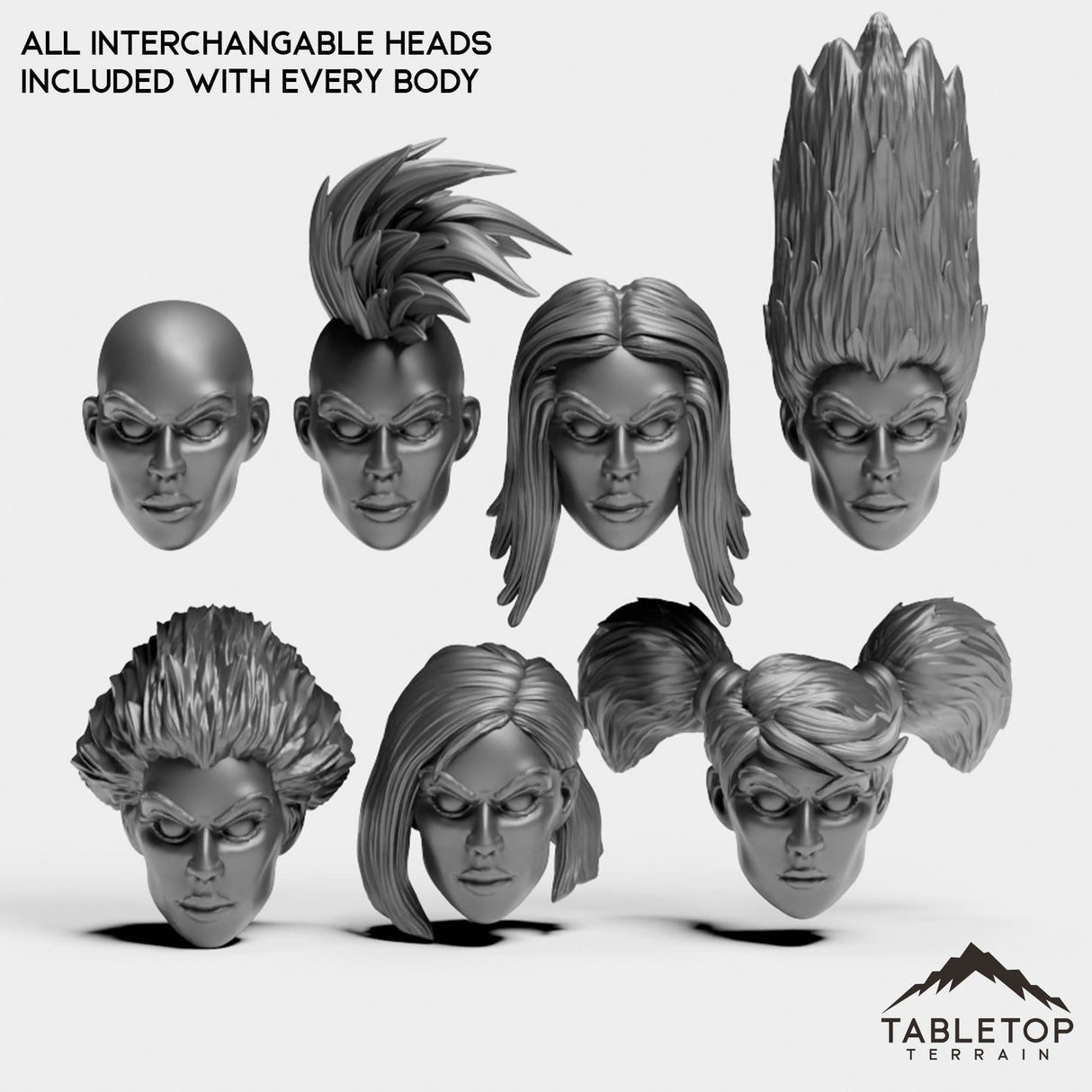 Tabletop Terrain Miniature Undead Starters Female