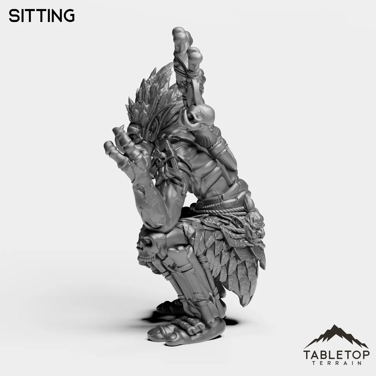 Tabletop Terrain Miniature Undead Troll