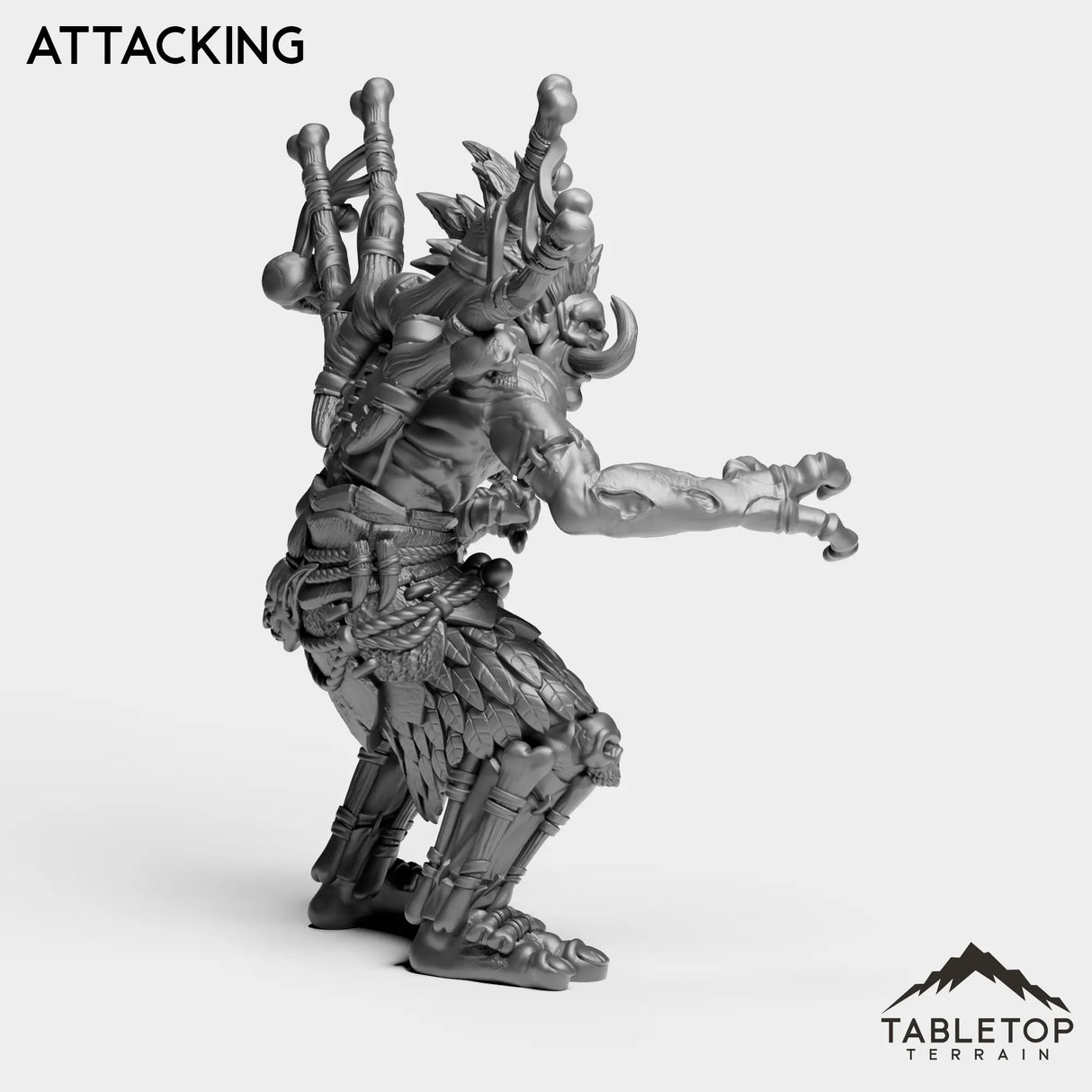 Tabletop Terrain Miniature Undead Troll