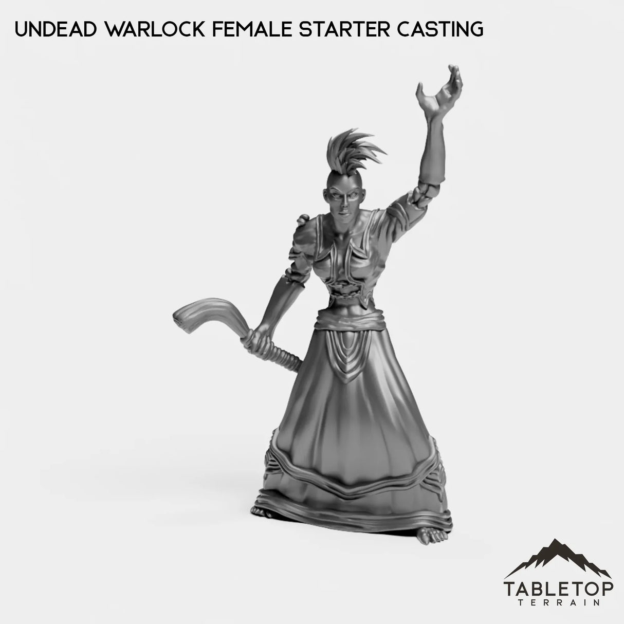 Tabletop Terrain Miniature Undead Warlock Female Starter Casting Undead Starters Female