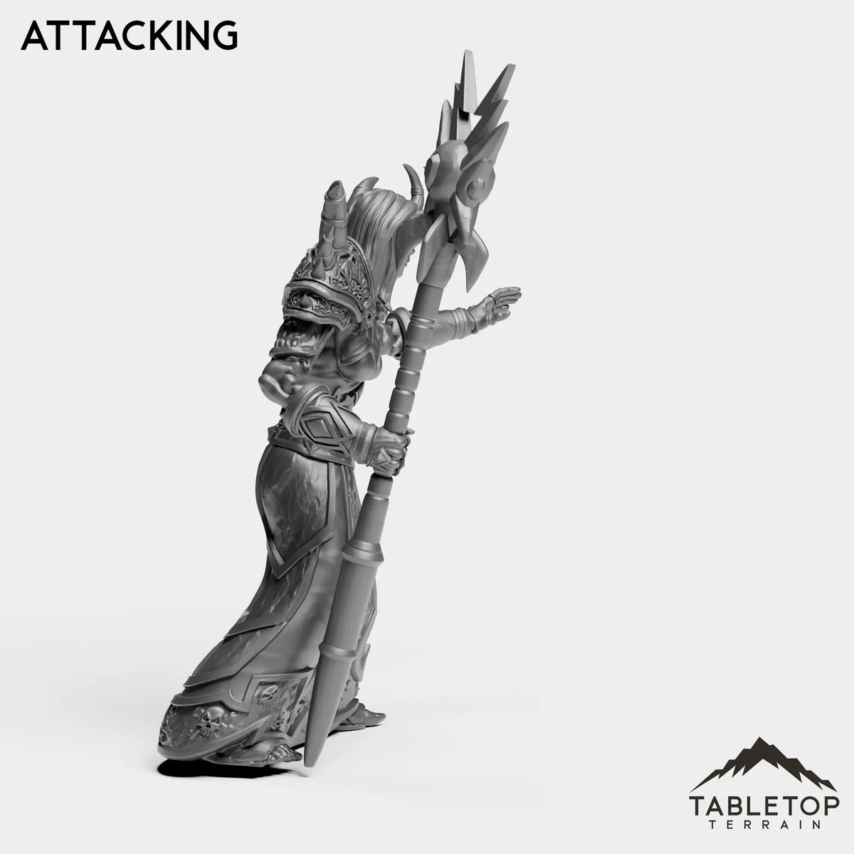 Tabletop Terrain Miniature Undead Warlock Female Tier 1