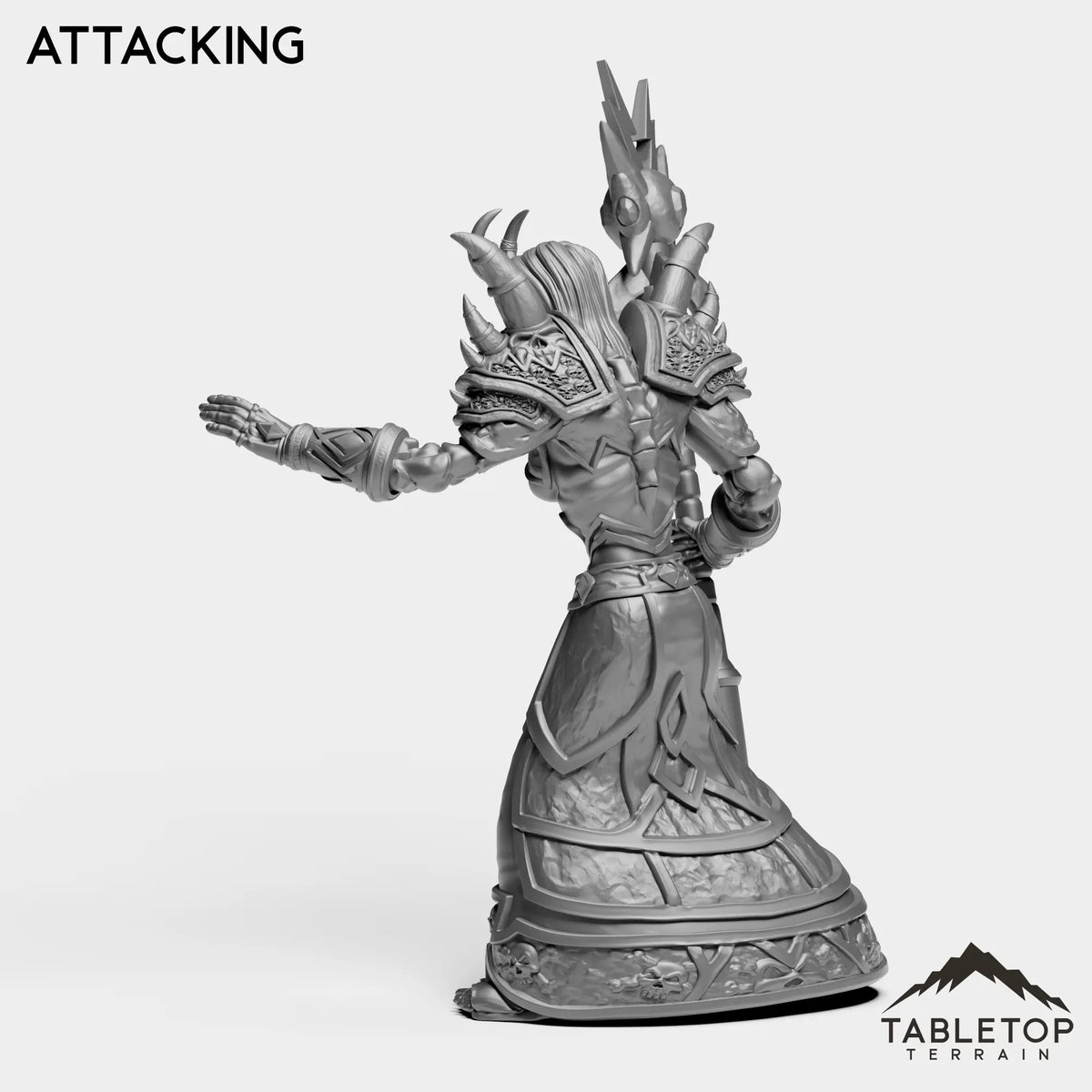 Tabletop Terrain Miniature Undead Warlock Female Tier 1