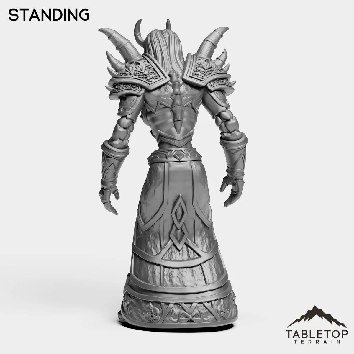 Tabletop Terrain Miniature Undead Warlock Female Tier 1