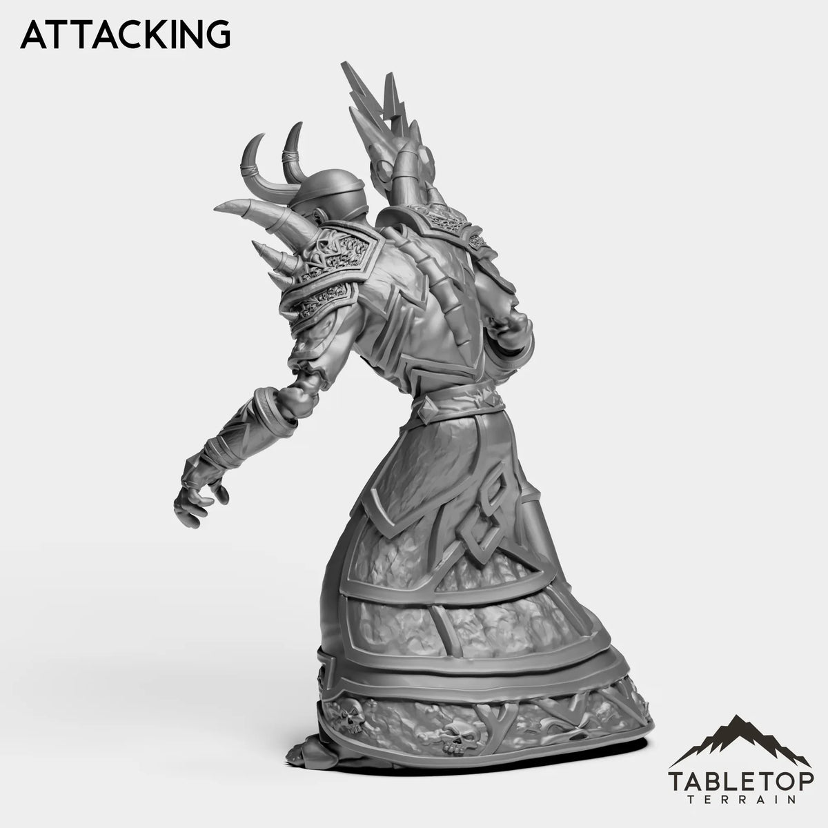 Tabletop Terrain Miniature Undead Warlock Tier 1