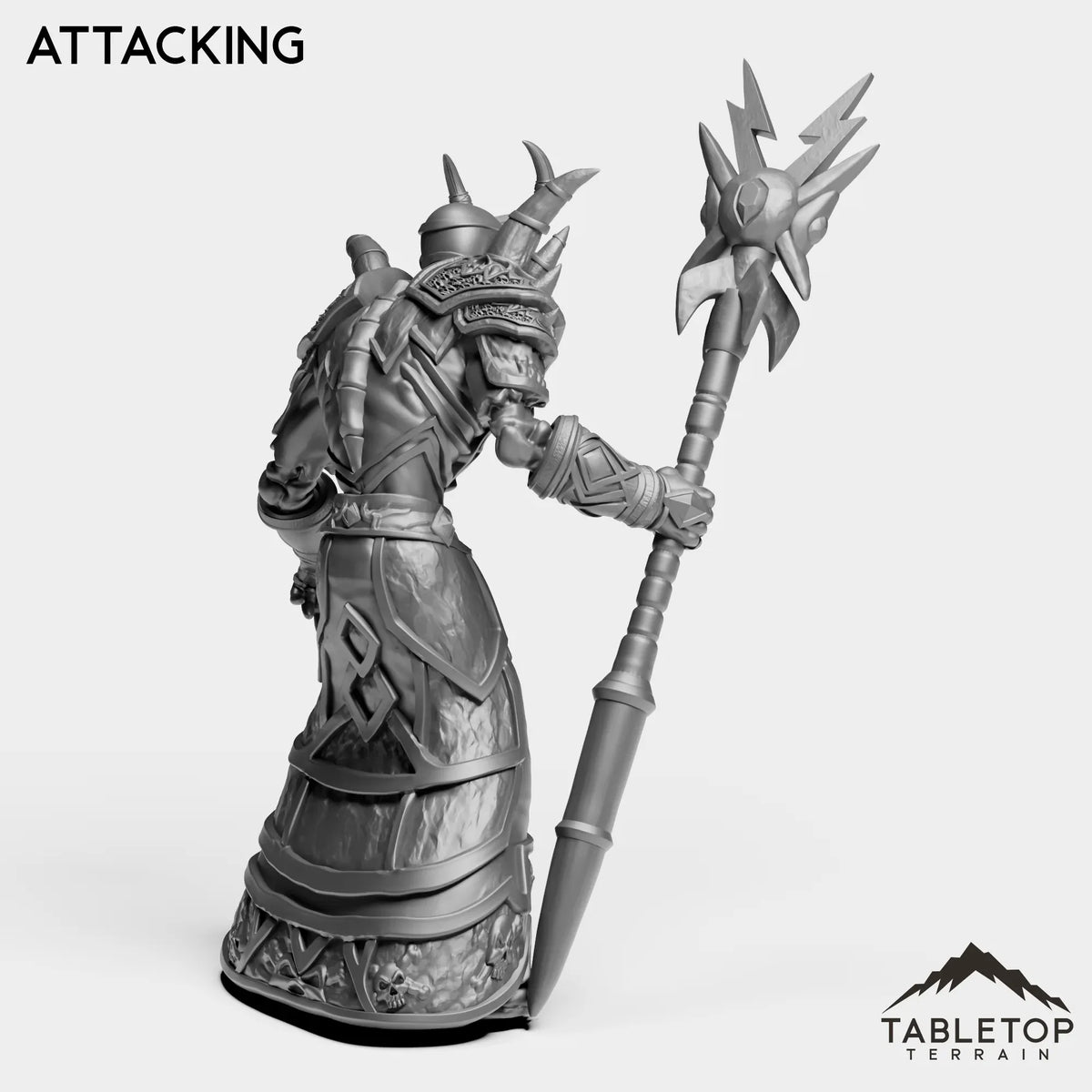 Tabletop Terrain Miniature Undead Warlock Tier 1