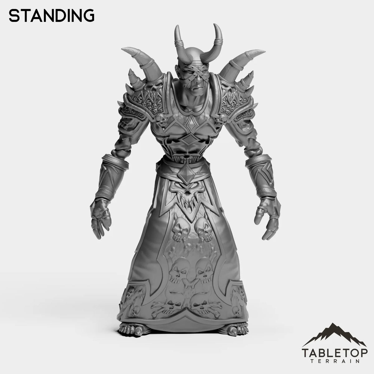 Tabletop Terrain Miniature Undead Warlock Tier 1