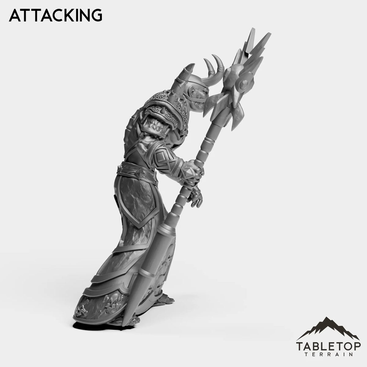 Tabletop Terrain Miniature Undead Warlock Tier 1