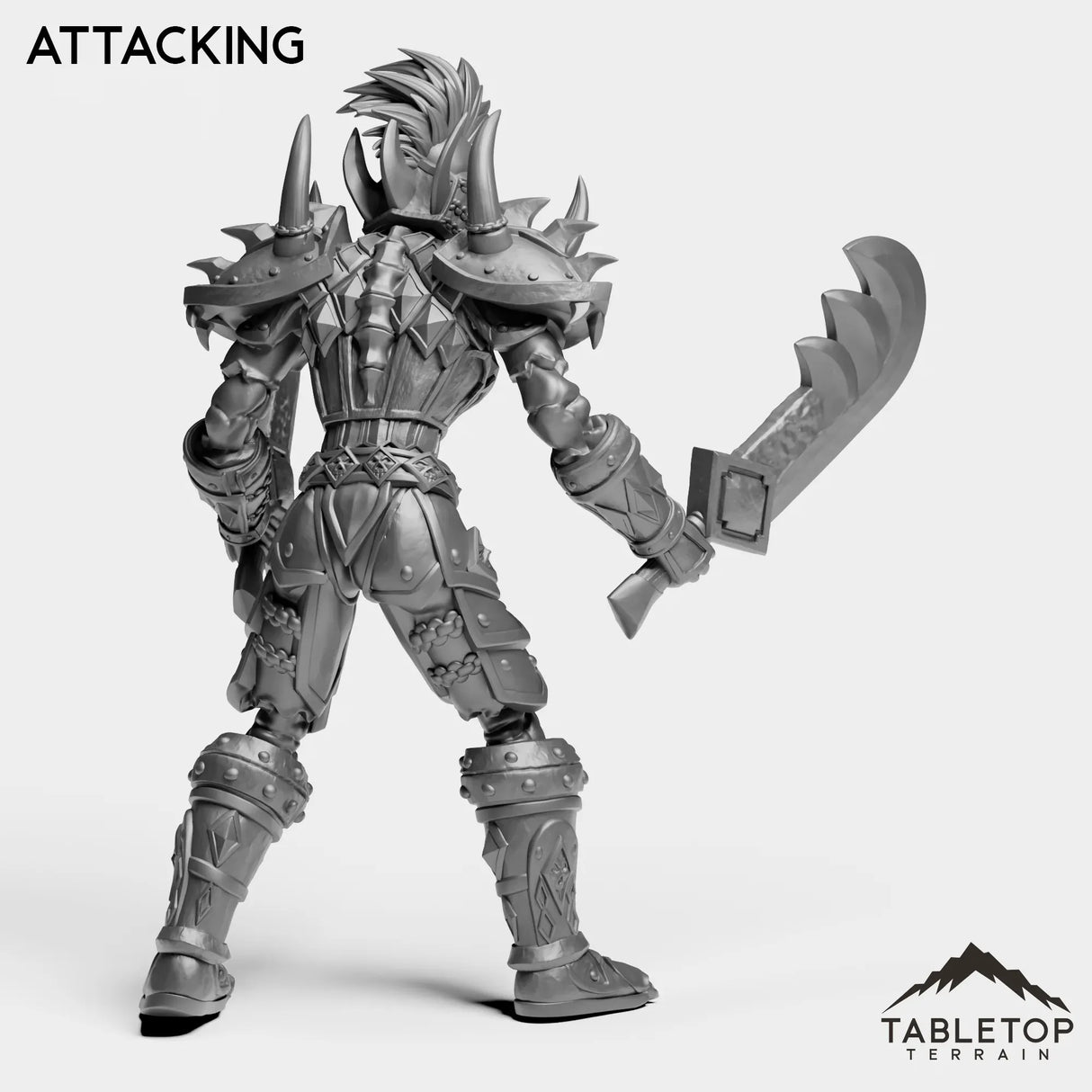 Tabletop Terrain Miniature Undead Warrior Female Tier 1