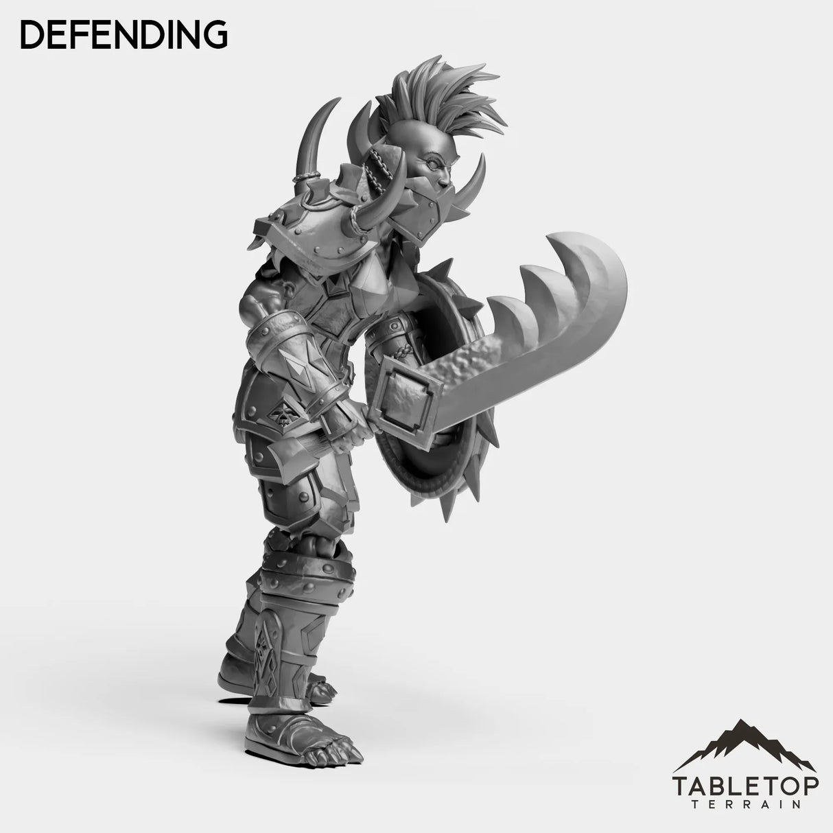 Tabletop Terrain Miniature Undead Warrior Female Tier 1