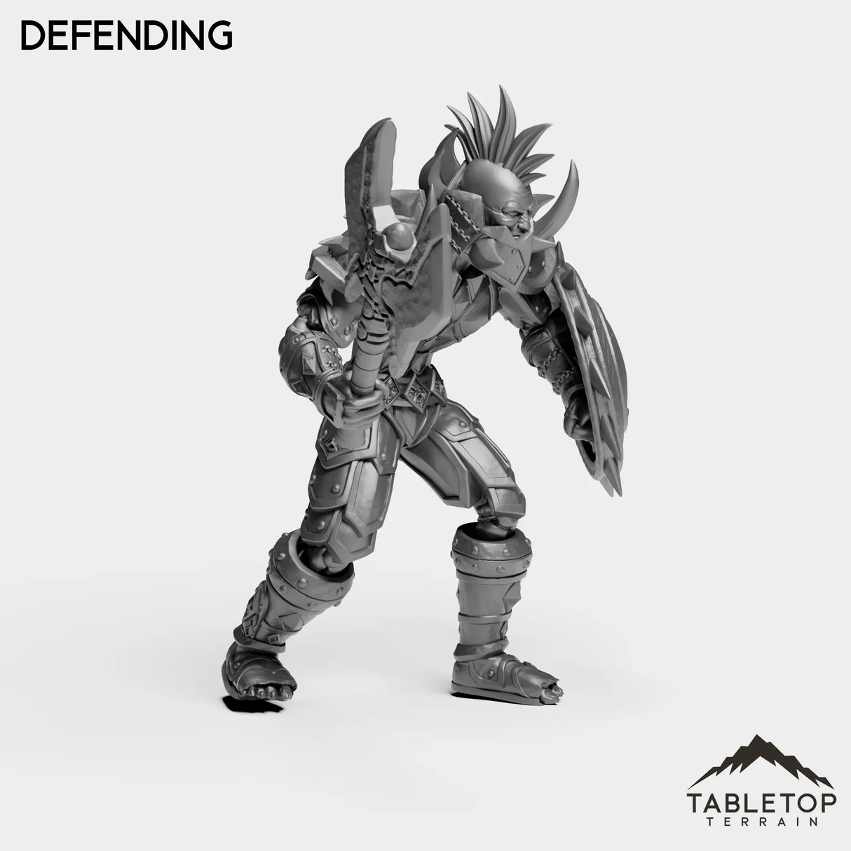 Tabletop Terrain Miniature Undead Warrior Tier 1