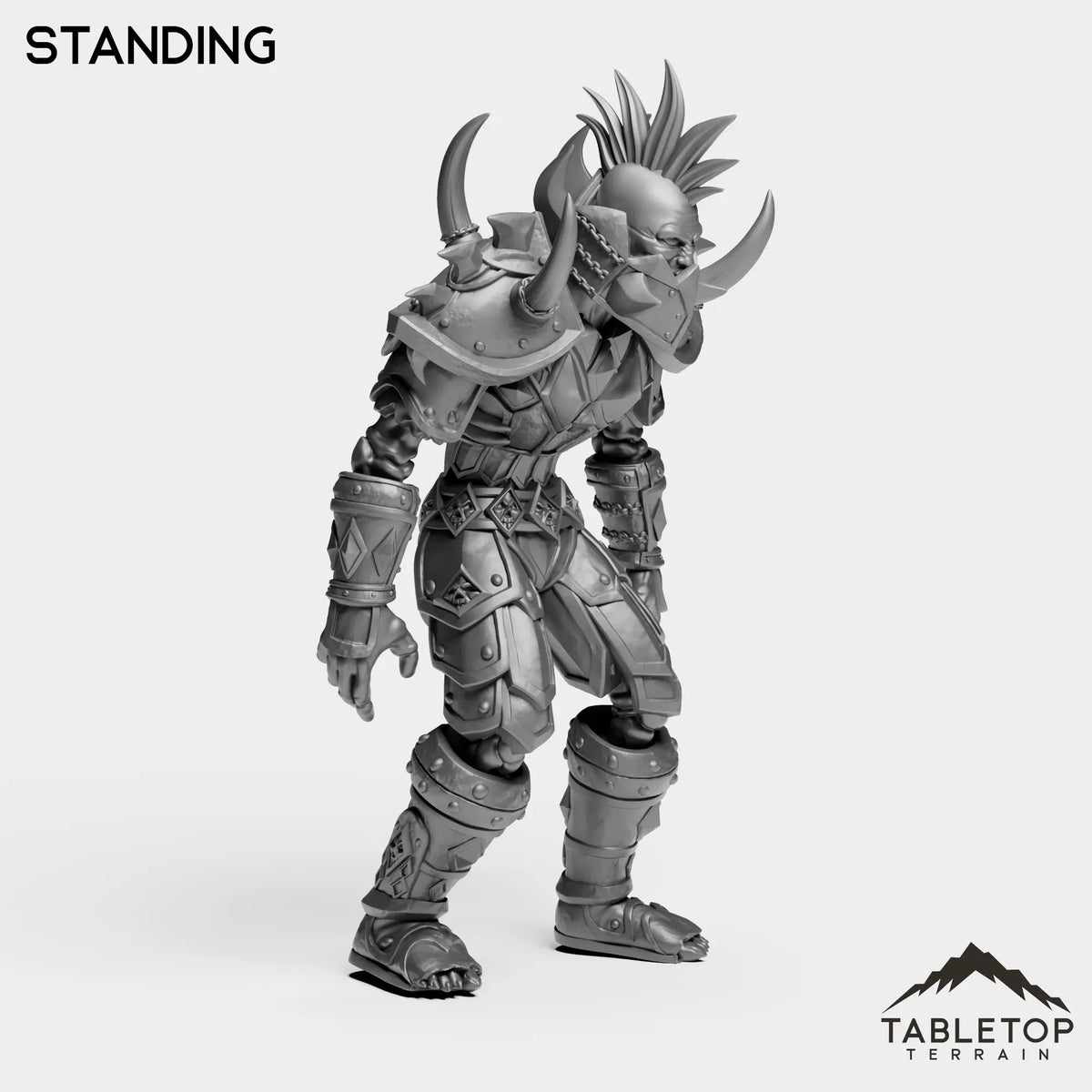 Tabletop Terrain Miniature Undead Warrior Tier 1