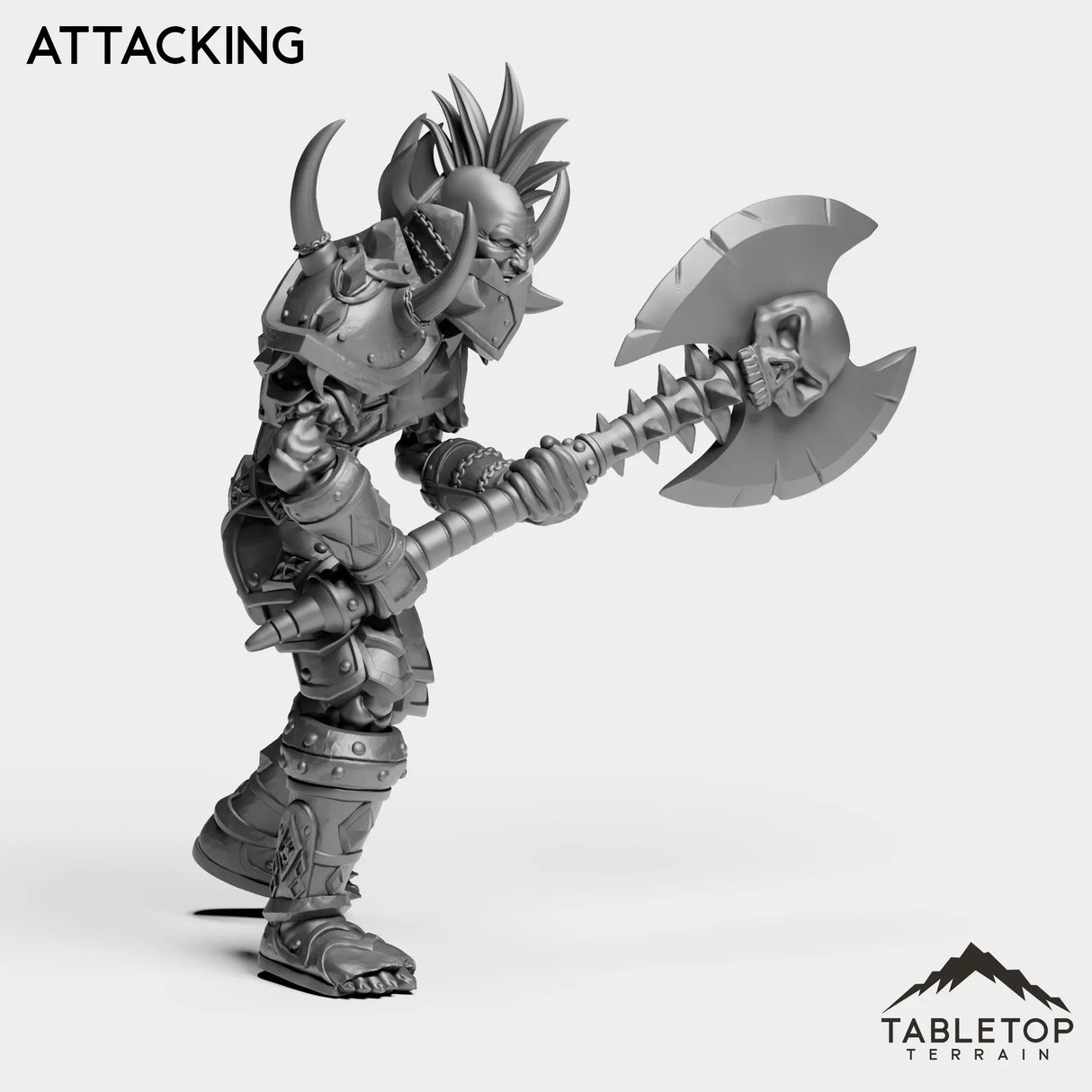 Tabletop Terrain Miniature Undead Warrior Tier 1