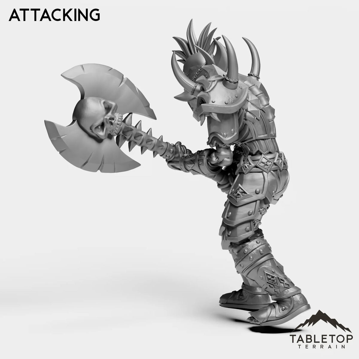 Tabletop Terrain Miniature Undead Warrior Tier 1