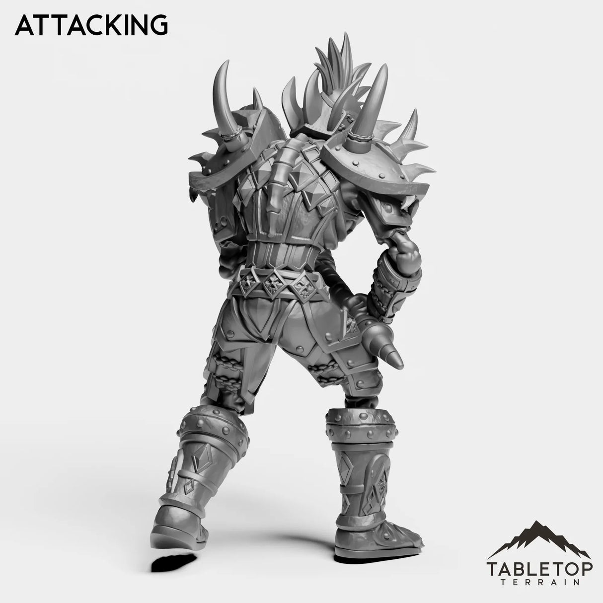 Tabletop Terrain Miniature Undead Warrior Tier 1