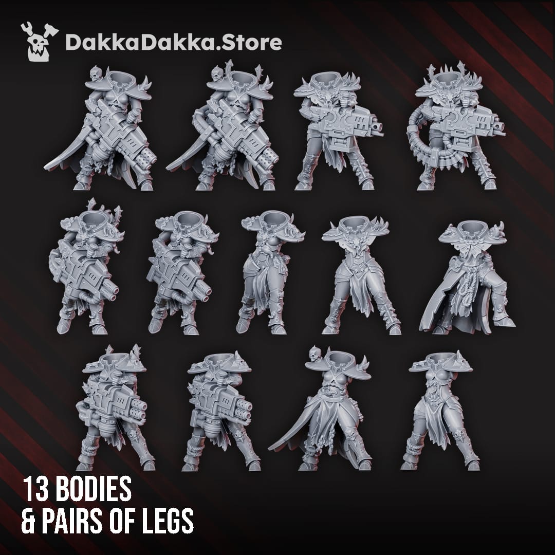 Tabletop Terrain Miniature Unholy BFG Squad (build kit)