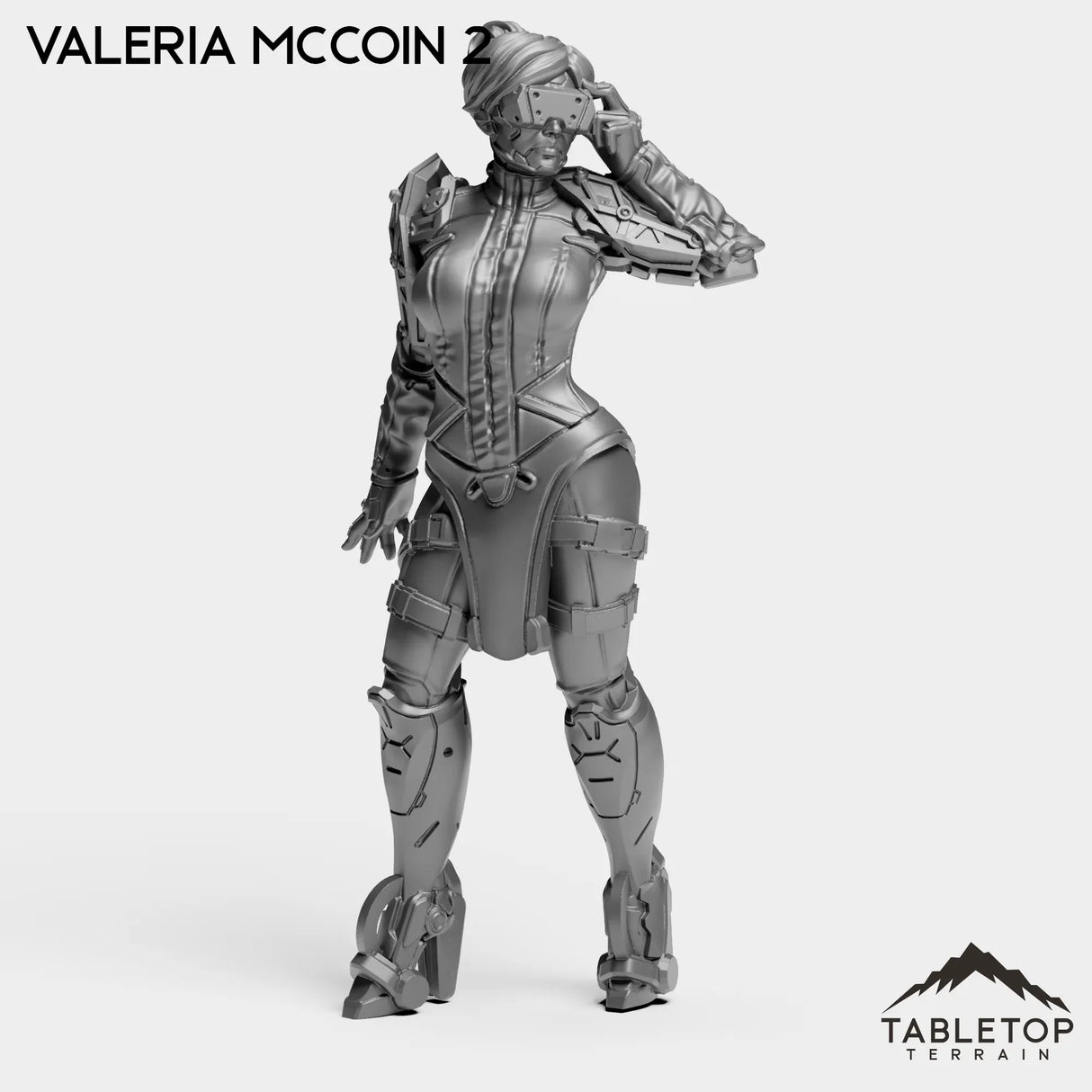Tabletop Terrain Miniature Valeria McCoin 2 Valeria McCoin - Raid44 Highway Patrol
