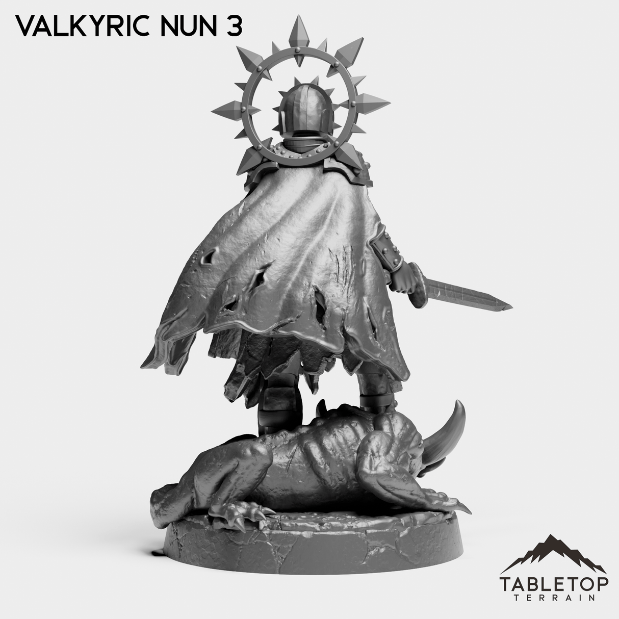 Tabletop Terrain Miniature Valkyric Nuns - Add-ons