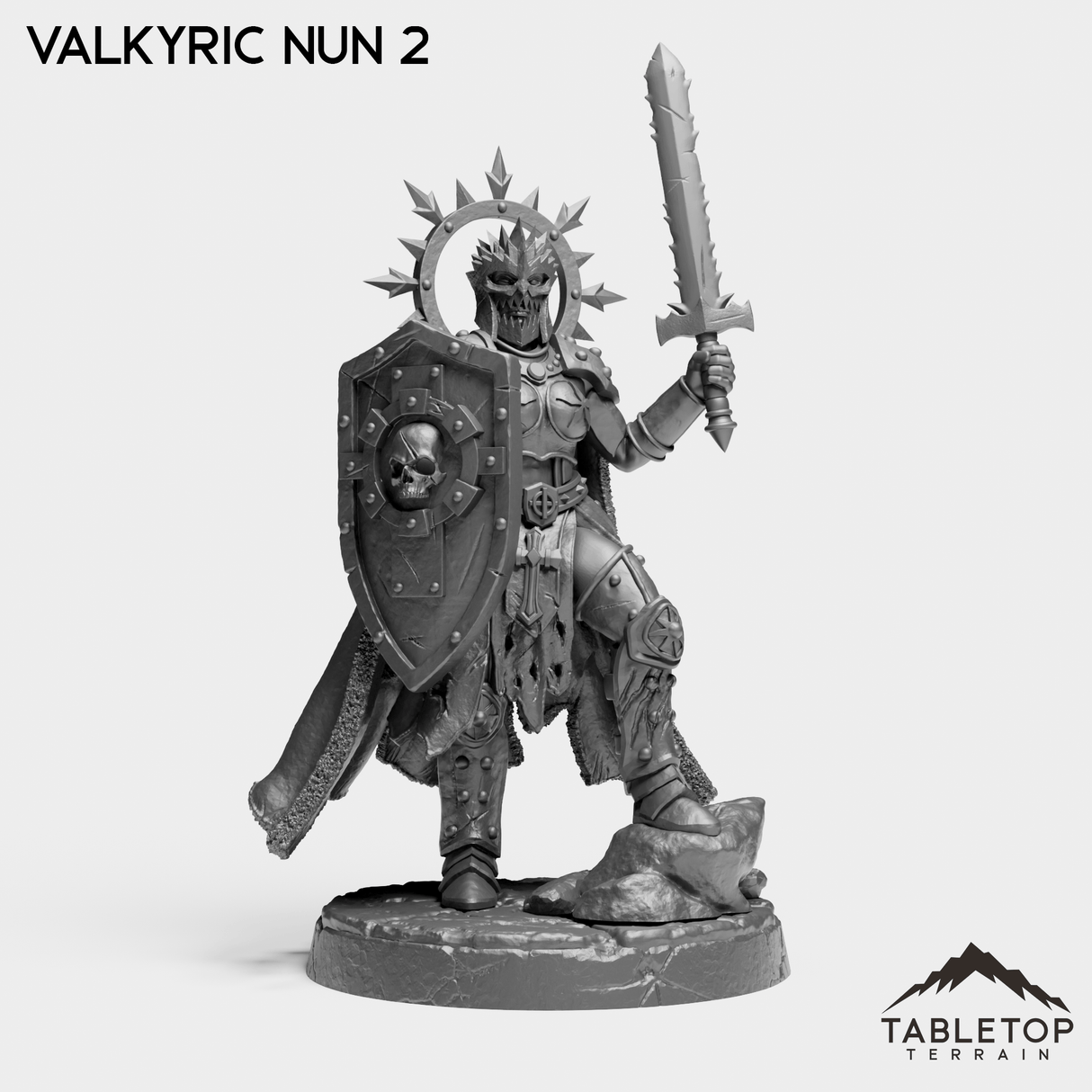Tabletop Terrain Miniature Valkyric Nuns - Add-ons