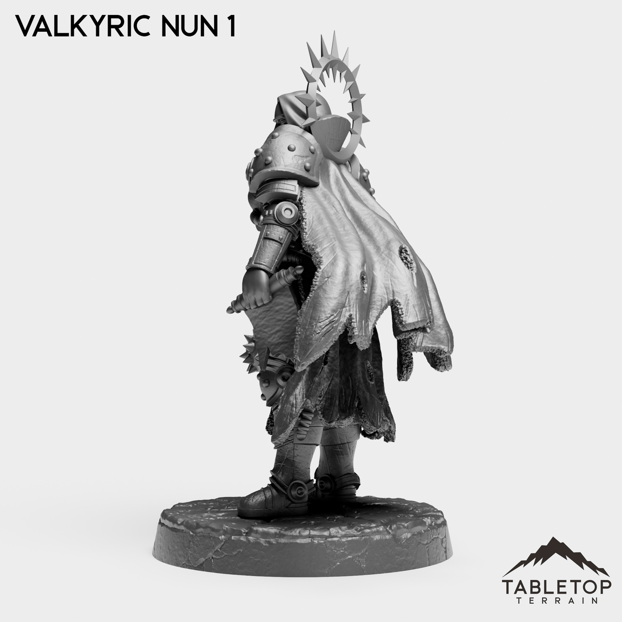 Tabletop Terrain Miniature Valkyric Nuns - Add-ons