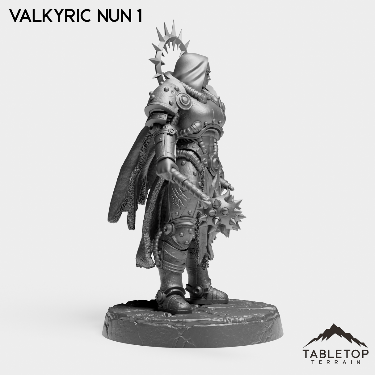 Tabletop Terrain Miniature Valkyric Nuns - Add-ons