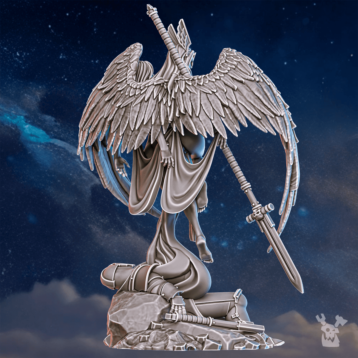 Tabletop Terrain Miniature Valkyrie Warmaster Air