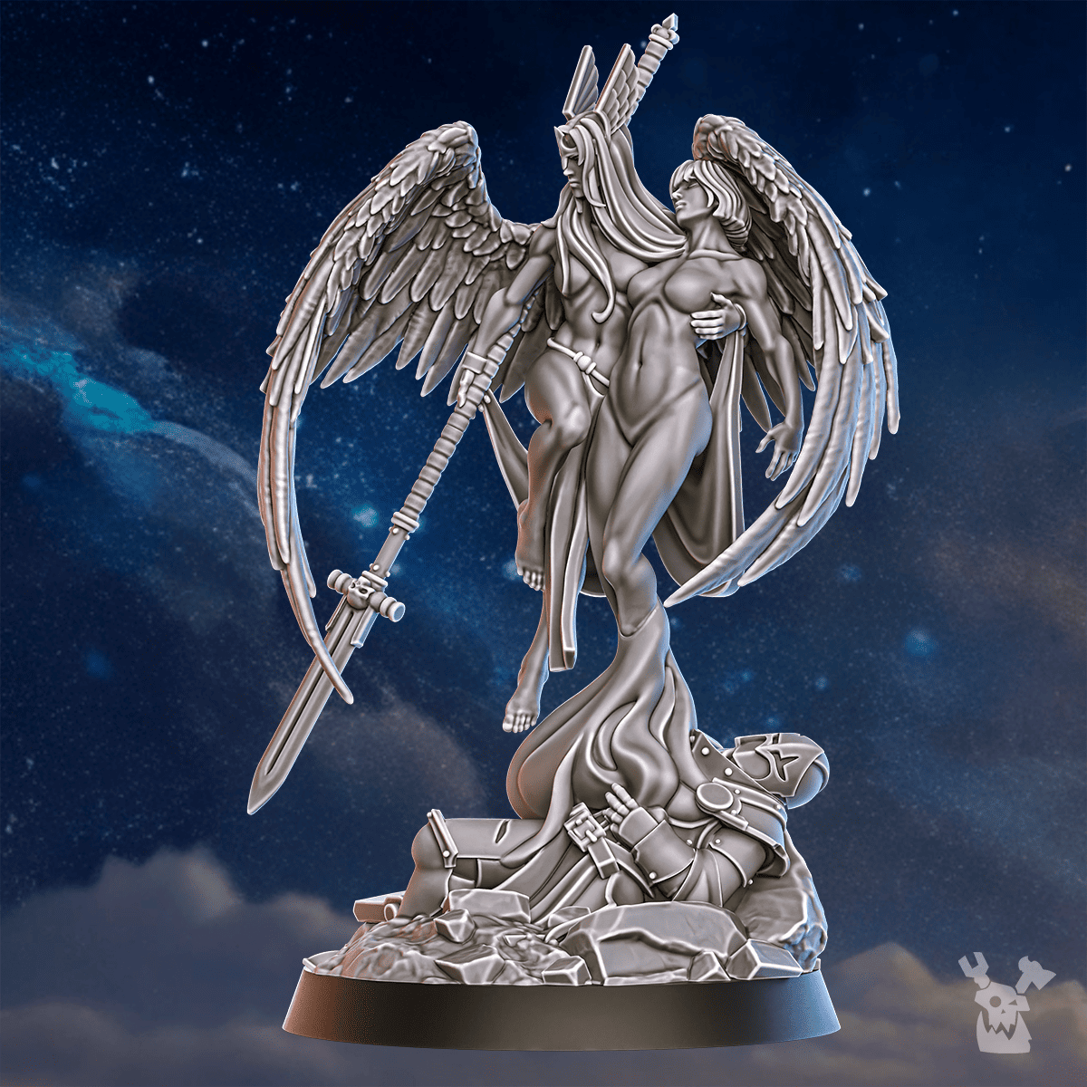 Tabletop Terrain Miniature Valkyrie Warmaster Air
