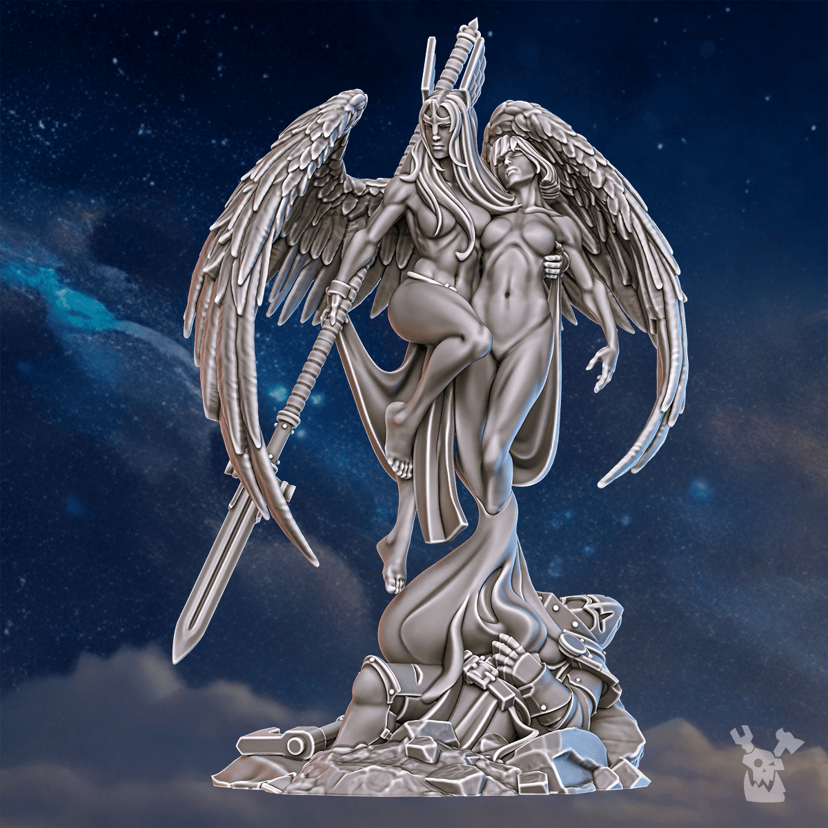 Tabletop Terrain Miniature Valkyrie Warmaster Air