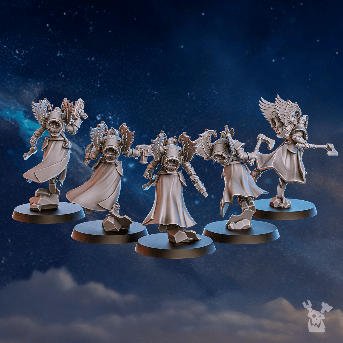 Tabletop Terrain Miniature Valkyries Squad x5