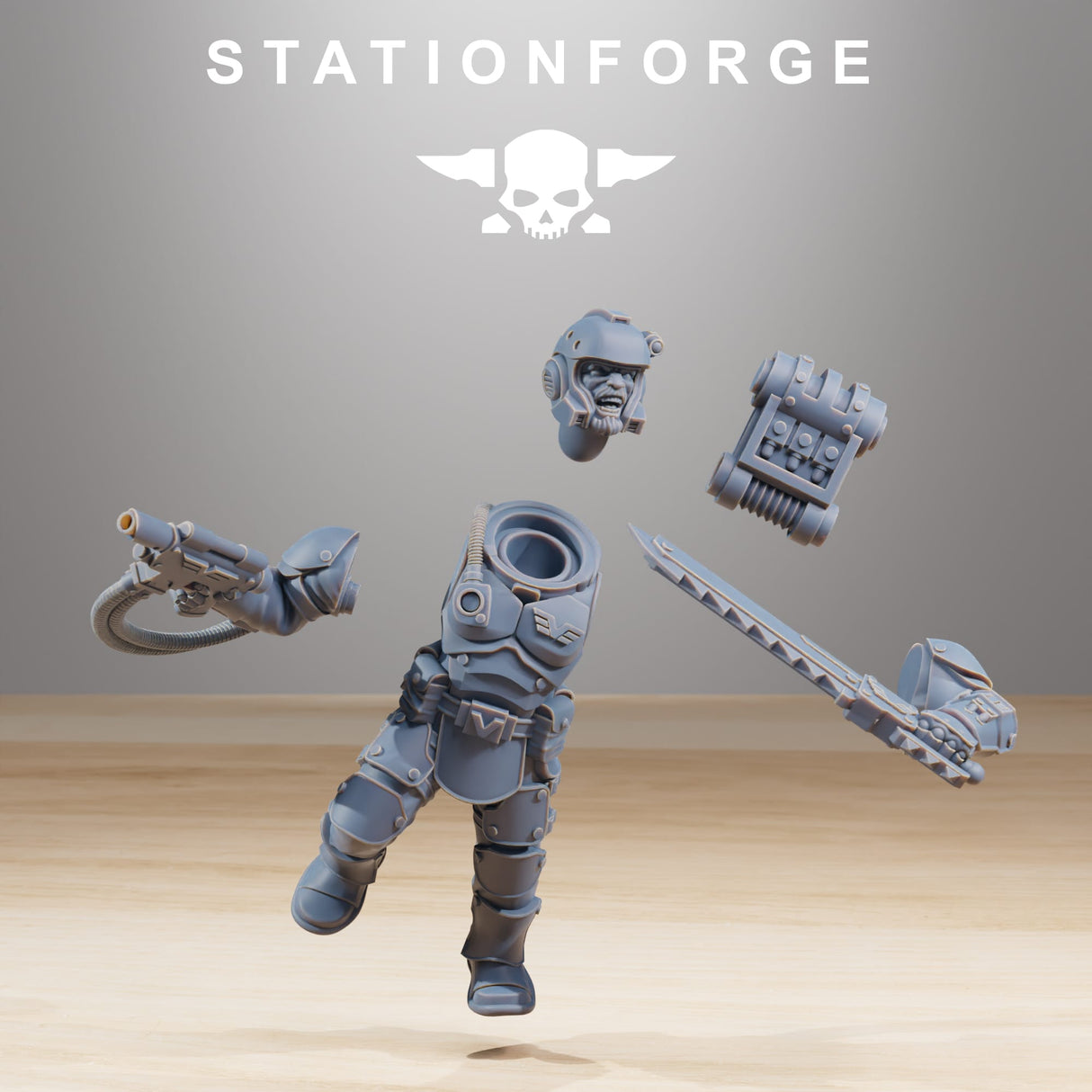 Tabletop Terrain Miniature Vaskar Commandos