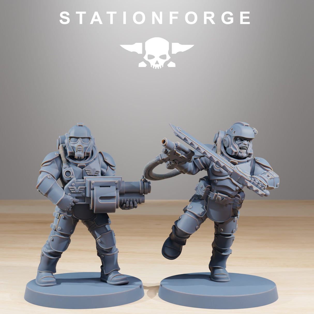 Tabletop Terrain Miniature Vaskar Commandos