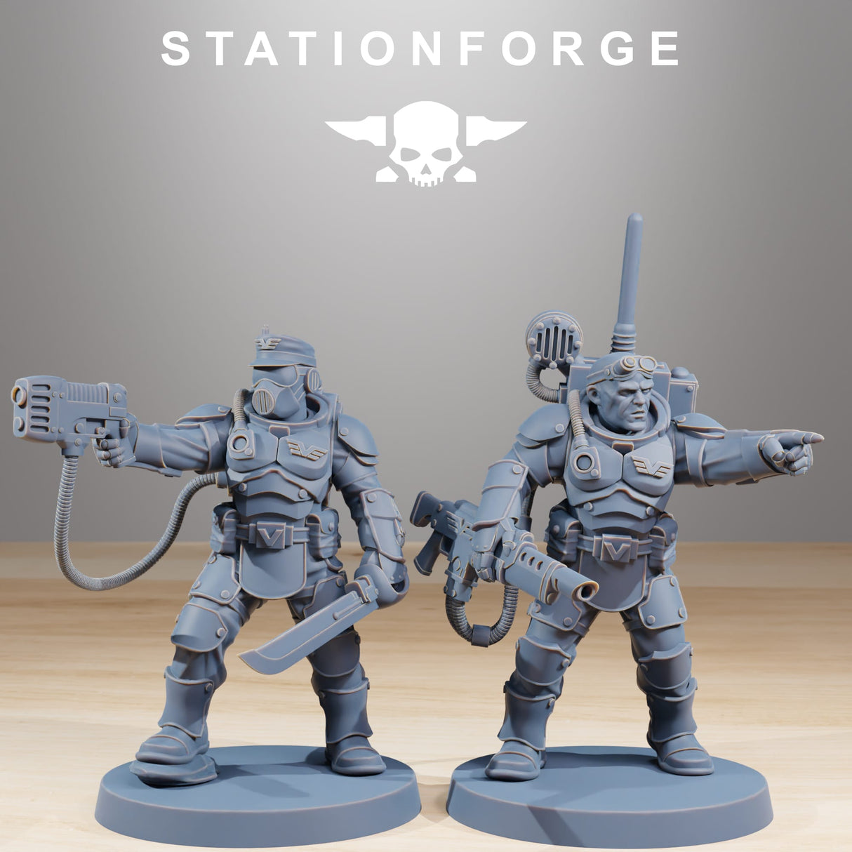 Tabletop Terrain Miniature Vaskar Commandos