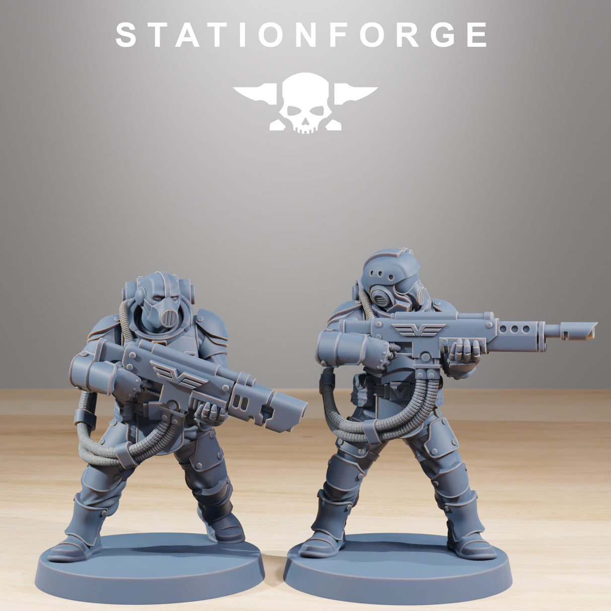 Tabletop Terrain Miniature Vaskar Commandos
