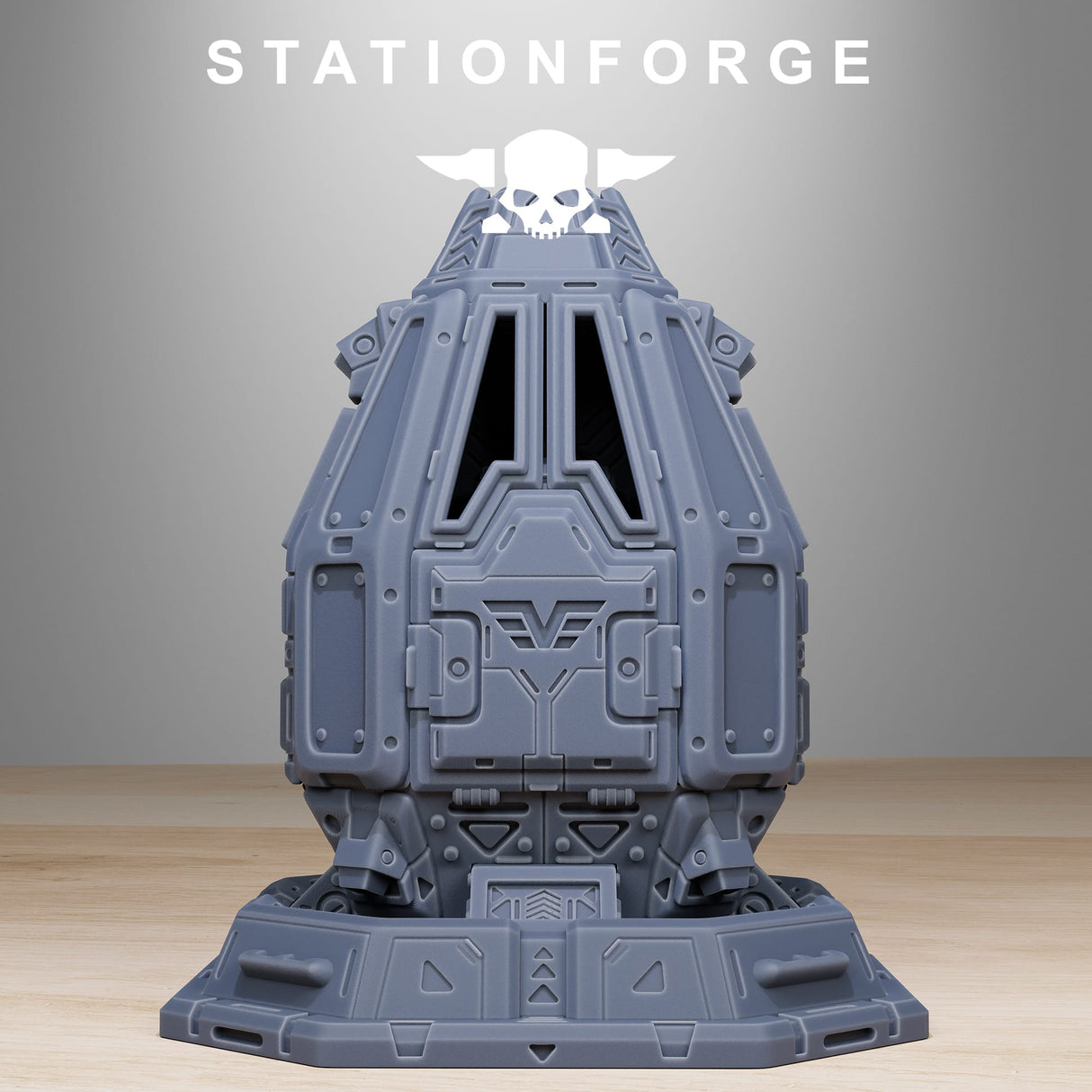 Tabletop Terrain Miniature Vaskar Drop Pod