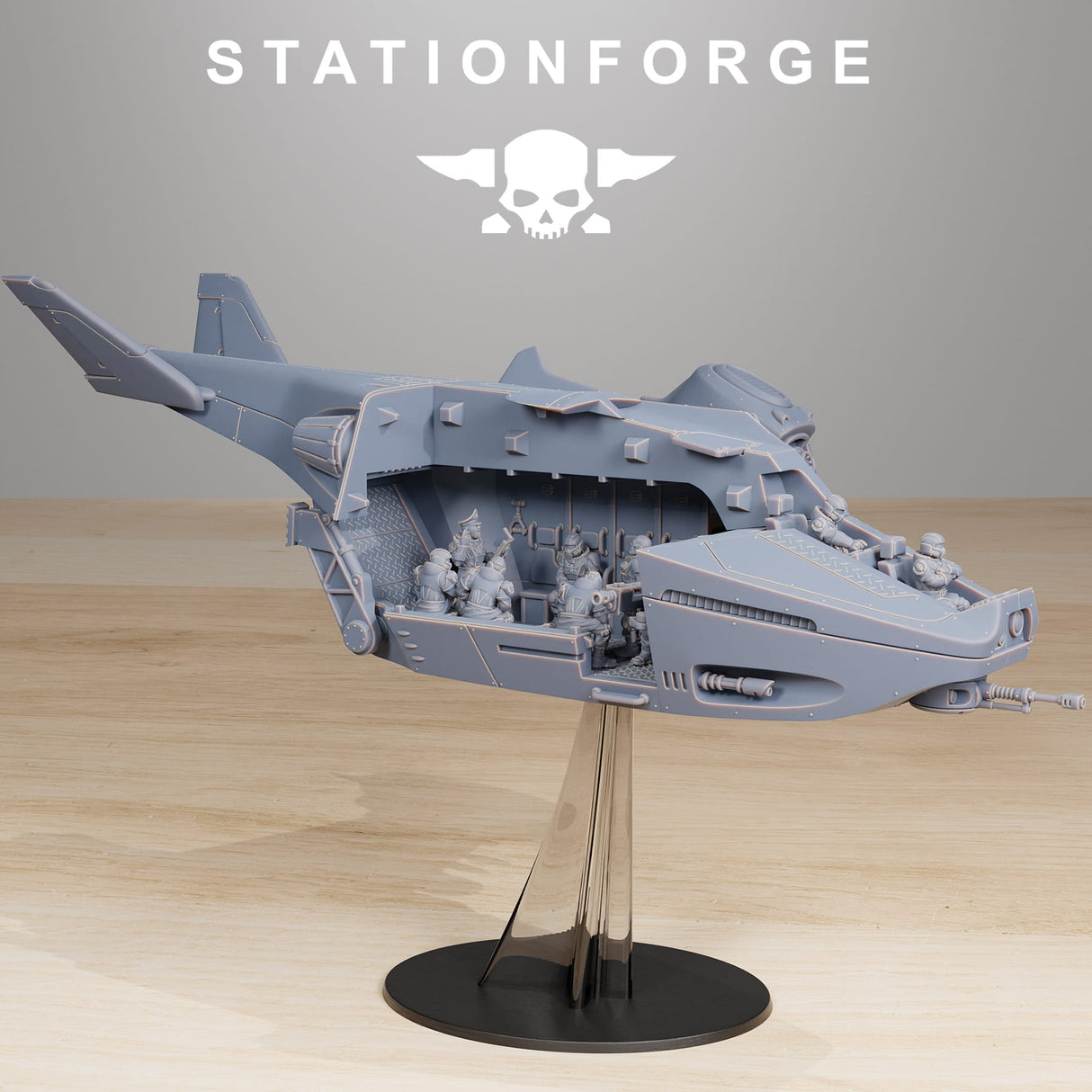 Tabletop Terrain Miniature Vaskar Dropship