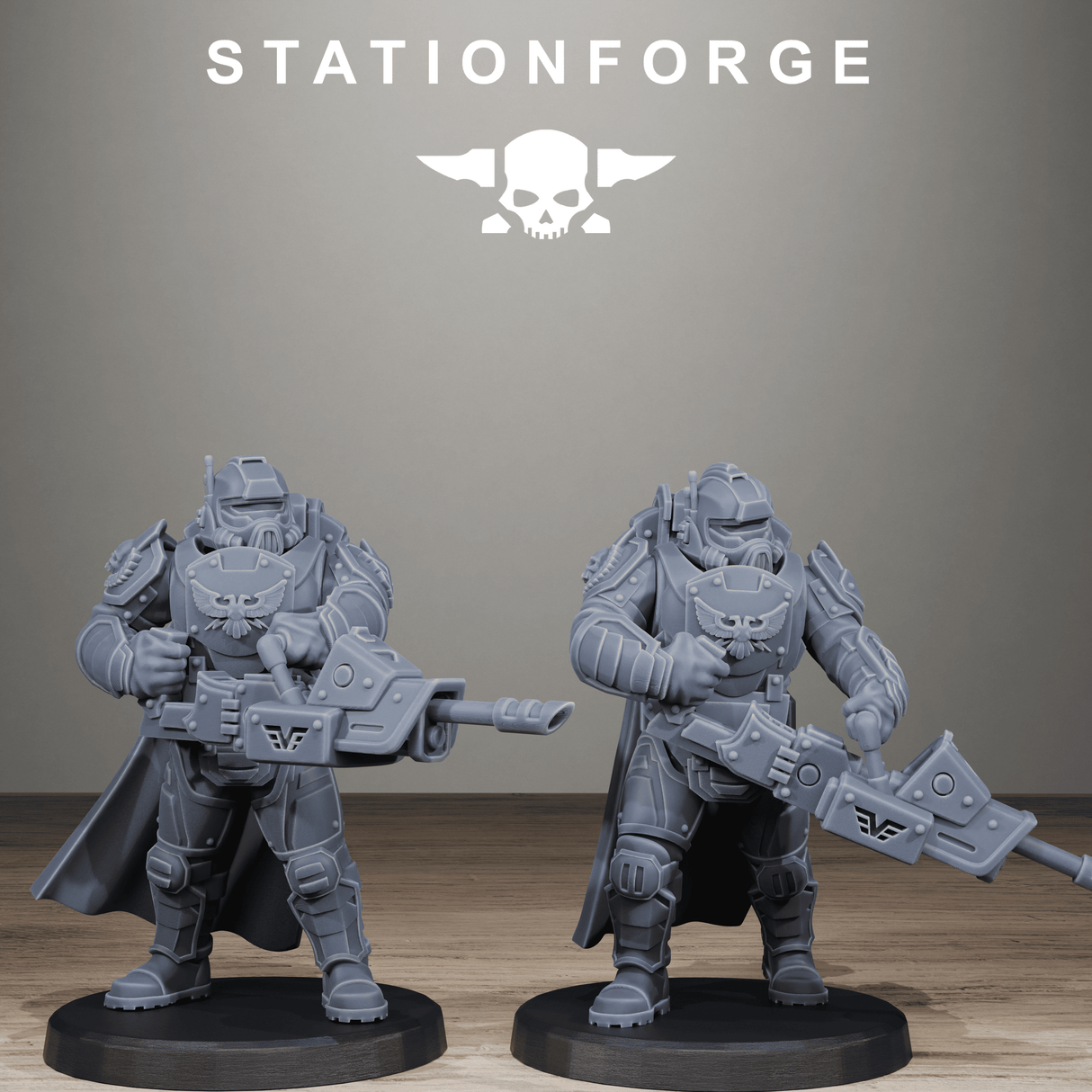 Tabletop Terrain Miniature Vaskar Heavy Squad