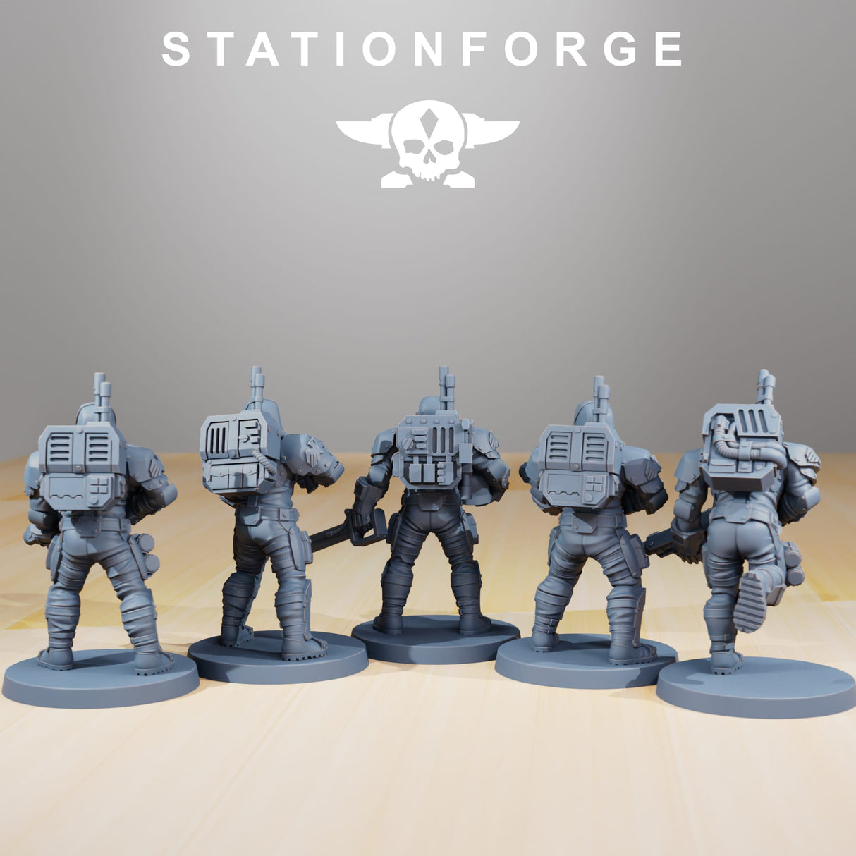 Tabletop Terrain Miniature Vaskar Infantry