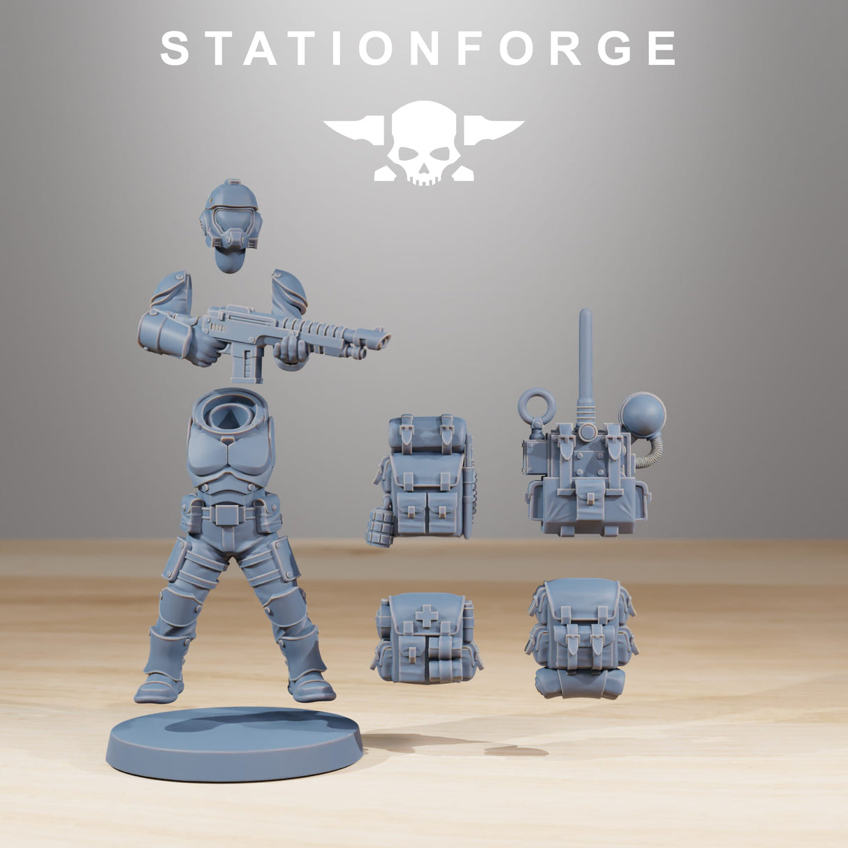 Tabletop Terrain Miniature Vaskar Infantry Builder Kit