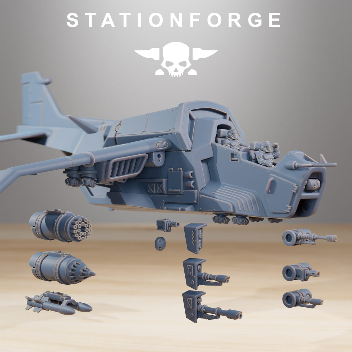Tabletop Terrain Miniature Vaskar Skyfire