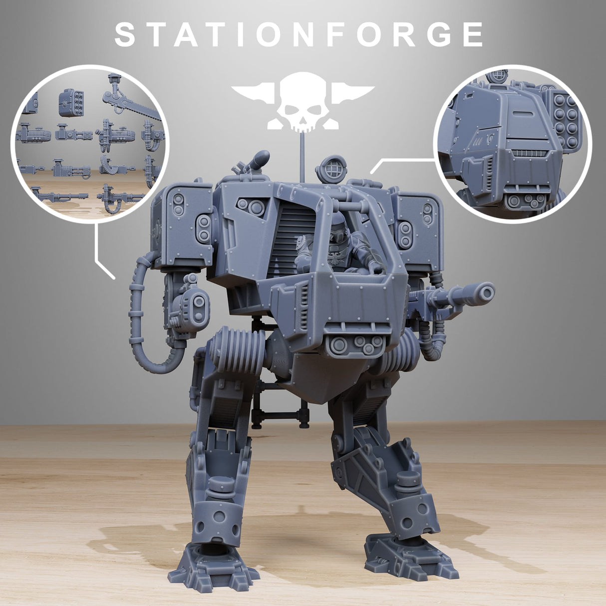 Tabletop Terrain Miniature Vaskar Walker