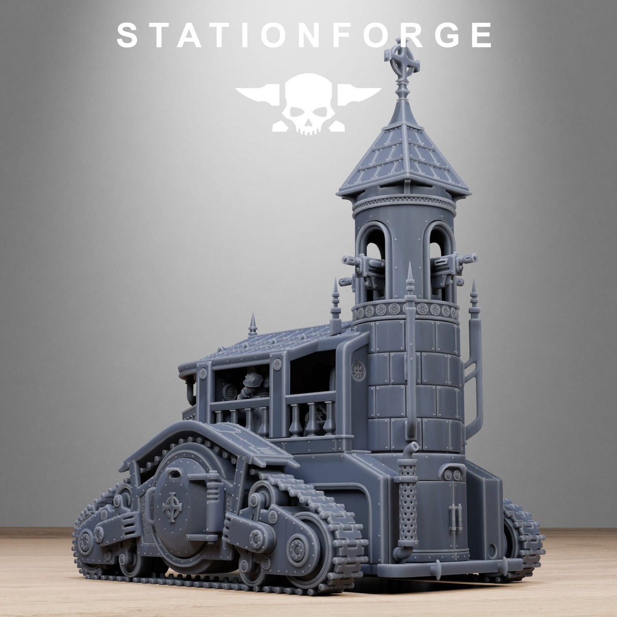 Tabletop Terrain Miniature Vodalites Heavy Tank