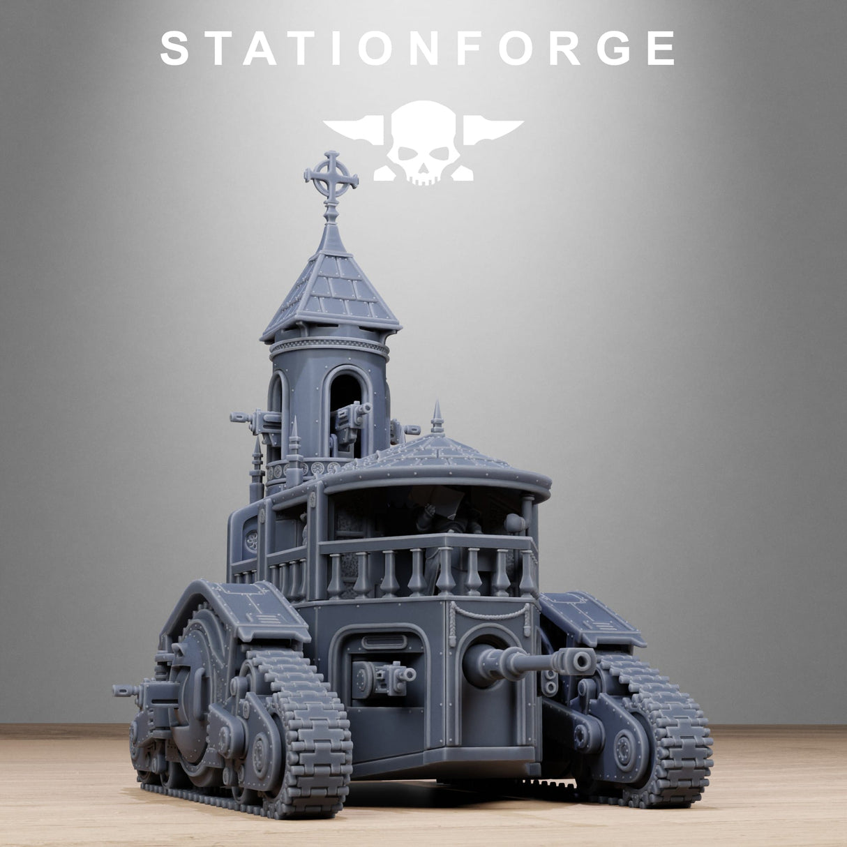 Tabletop Terrain Miniature Vodalites Heavy Tank