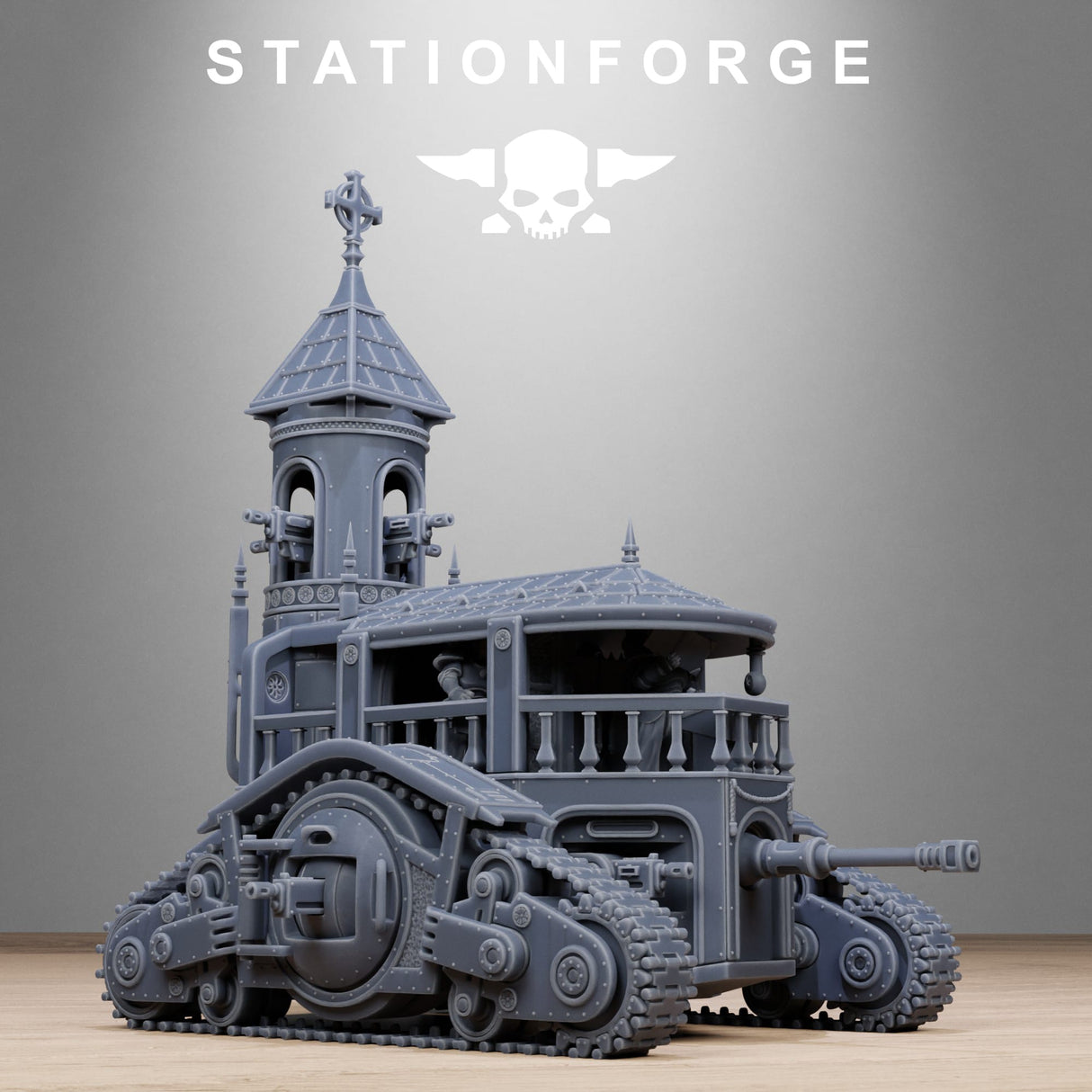 Tabletop Terrain Miniature Vodalites Heavy Tank