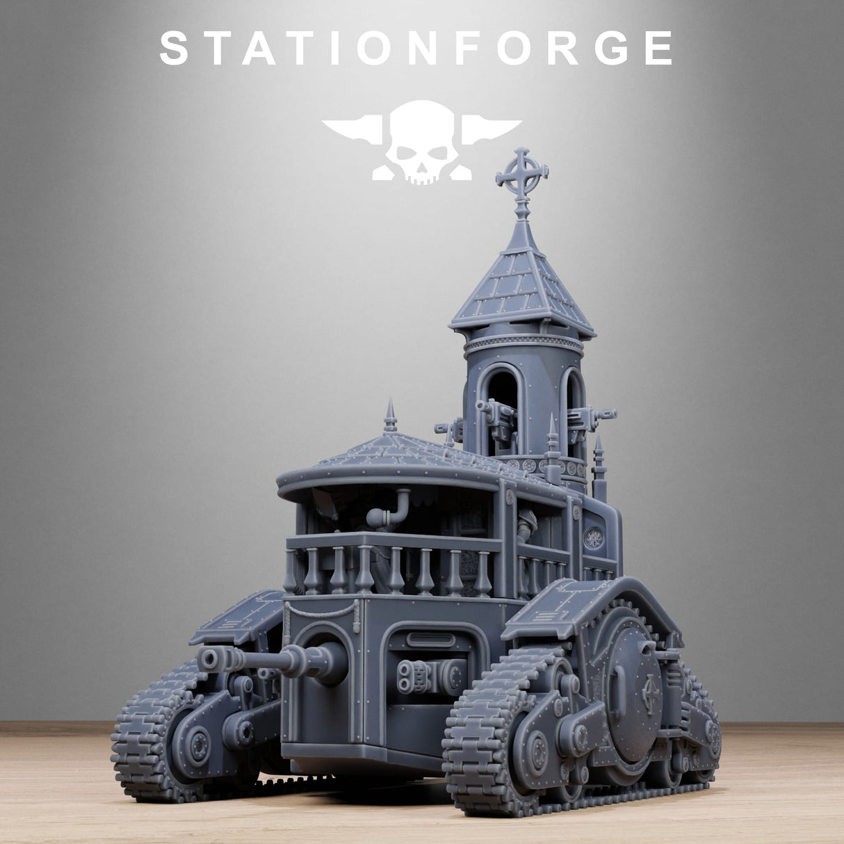 Tabletop Terrain Miniature Vodalites Heavy Tank
