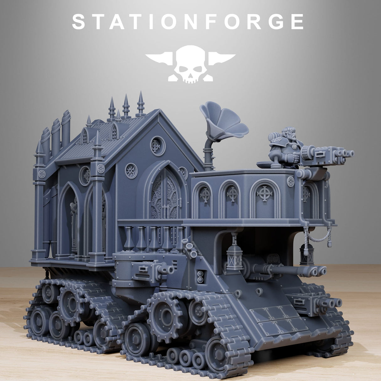 Tabletop Terrain Miniature Vodalites Tank