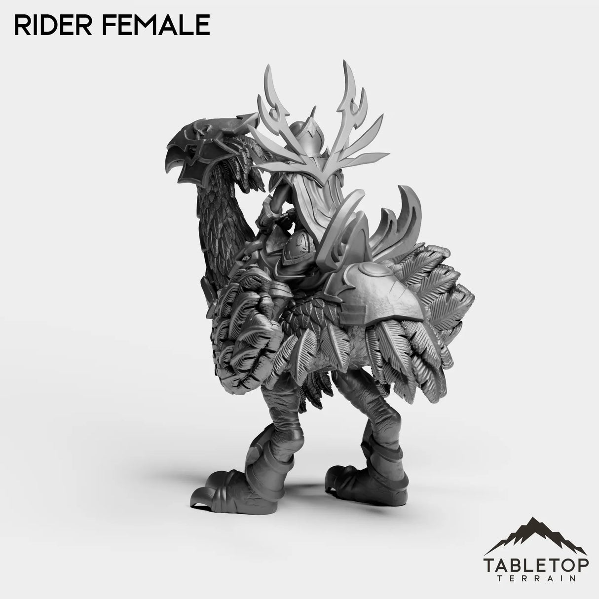 Tabletop Terrain Miniature Void Heritage Rider Female