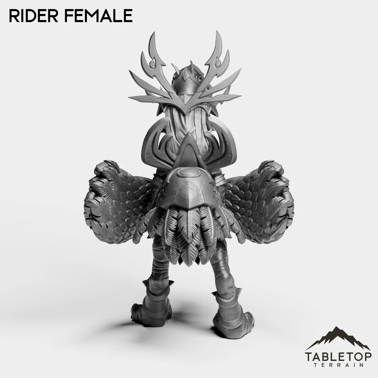 Tabletop Terrain Miniature Void Heritage Rider Female
