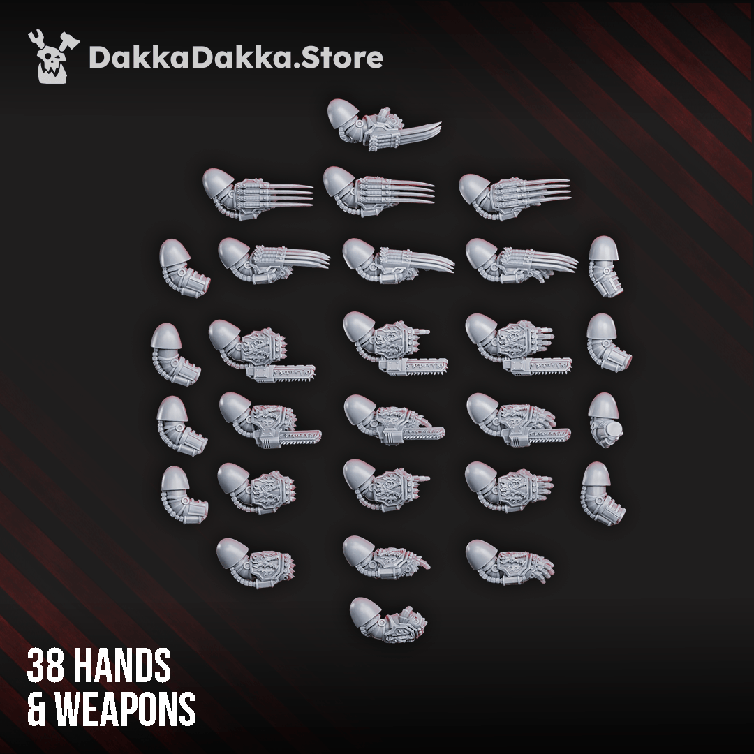 Tabletop Terrain Miniature Volcano Armor Squad (build kit)